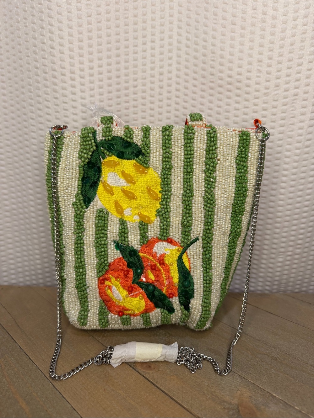 Viral TJMaxx & Marshalls Beaded Striped Citrus Tote …Tjmaxx & Marshalls